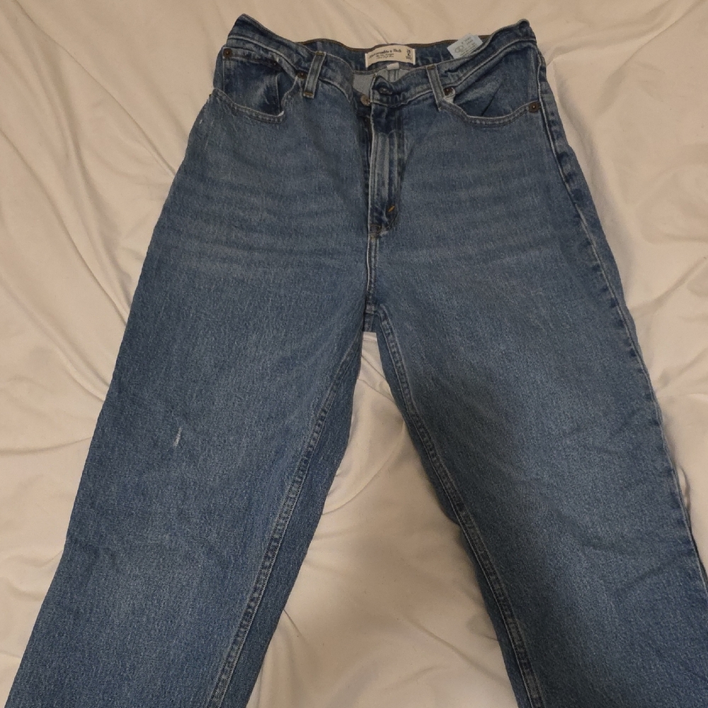 Abercrombie & Fitch Denim Straight Leg Jeans